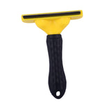 Maxbell Deshedding Comb Cleaning Brush Remover Pet Hair Brushes for Cats Dogs Kitten 15.5x10x5cm Yellow