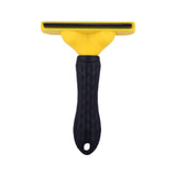 Maxbell Deshedding Comb Cleaning Brush Remover Pet Hair Brushes for Cats Dogs Kitten 15.5x10x5cm Yellow