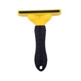 Maxbell Deshedding Comb Cleaning Brush Remover Pet Hair Brushes for Cats Dogs Kitten 15.5x10x5cm Yellow