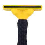 Maxbell Deshedding Comb Cleaning Brush Remover Pet Hair Brushes for Cats Dogs Kitten 15.5x10x5cm Yellow