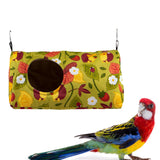 Maxbell Bird House Nest Hut Parakeets Lovebirds Toy Parrots Cage Hanging Hammock Bed Green 31x15x15cm