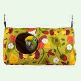 Maxbell Bird House Nest Hut Parakeets Lovebirds Toy Parrots Cage Hanging Hammock Bed Green 31x15x15cm