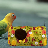 Maxbell Bird House Nest Hut Parakeets Lovebirds Toy Parrots Cage Hanging Hammock Bed Green 21x12x12cm