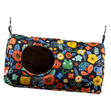 Maxbell Bird House Nest Hut Parakeets Lovebirds Toy Parrots Cage Hanging Hammock Bed Dark Blue 31x15x15cm