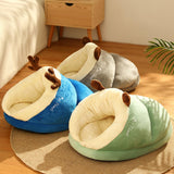 Maxbell Pet Bed Slipper Nest Puppy Bed Cat House Pet Supplies Green