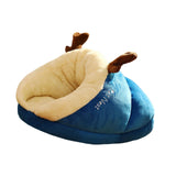 Maxbell Pet Bed Slipper Nest Puppy Bed Cat House Pet Supplies Blue