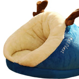 Maxbell Pet Bed Slipper Nest Puppy Bed Cat House Pet Supplies Blue