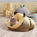 Maxbell Pet Bed Slipper Nest Puppy Bed Cat House Pet Supplies Brown