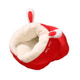 Maxbell Pet Bed Slipper Nest Puppy Bed Cat House Pet Supplies Red