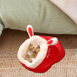 Maxbell Pet Bed Slipper Nest Puppy Bed Cat House Pet Supplies Red