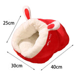 Maxbell Pet Bed Slipper Nest Puppy Bed Cat House Pet Supplies Red
