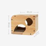 Maxbell Durable Cat Corrugated Scratcher Toy Kitten Indoor Board Grind Claws Play