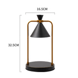 Maxbell Electric Candle Warmer Lamp Top Down Melting for Bedroom Home Decor Office Black