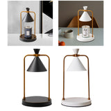 Maxbell Electric Candle Warmer Lamp Wax Melting Tea Light for Home Living Room Black