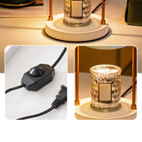 Maxbell Electric Candle Warmer Lamp Wax Melting Tea Light for Home Living Room Black