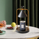 Maxbell Electric Candle Warmer Lamp Wax Melting Tea Light for Home Living Room Black