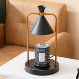 Maxbell Electric Candle Warmer Lamp Wax Melting Tea Light for Home Living Room Black