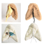 Maxbell Bird Half Wrapped Nest Blanket Winter Bed Birdhouse Hideout for Bluebirds Khaki