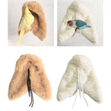 Maxbell Bird Half Wrapped Nest Blanket Winter Bed Birdhouse Hideout for Bluebirds Khaki
