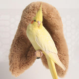 Maxbell Bird Half Wrapped Nest Blanket Winter Bed Birdhouse Hideout for Bluebirds Khaki