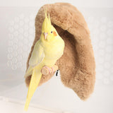 Maxbell Bird Half Wrapped Nest Blanket Winter Bed Birdhouse Hideout for Bluebirds Khaki