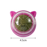 Maxbell Catnip Ball Toys Teething Toy Snack Pet French Windows with Lid Chew Cat Toy style P