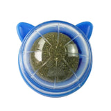 Maxbell Catnip Ball Toys Teething Toy Snack Pet French Windows with Lid Chew Cat Toy styleT