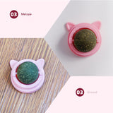 Maxbell Catnip Ball Toys Teething Toy Snack Pet French Windows with Lid Chew Cat Toy style L