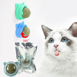 Maxbell Catnip Ball Toys Teething Toy Snack Pet French Windows with Lid Chew Cat Toy style V
