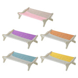 Maxbell Pet Cat Window Perch Wood Frame Shelf Window Chair Hanging Bed Hammock Pink