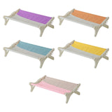 Maxbell Pet Cat Window Perch Wood Frame Shelf Window Chair Hanging Bed Hammock Pink