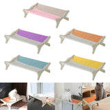 Maxbell Pet Cat Window Perch Wood Frame Shelf Window Chair Hanging Bed Hammock Pink