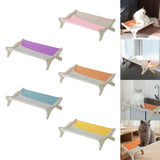Maxbell Pet Cat Window Perch Wood Frame Shelf Window Chair Hanging Bed Hammock Pink