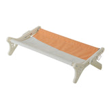 Maxbell Pet Cat Window Perch Wood Frame Shelf Window Chair Hanging Bed Hammock Orange