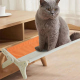 Maxbell Pet Cat Window Perch Wood Frame Shelf Window Chair Hanging Bed Hammock Orange