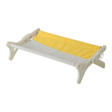 Maxbell Pet Cat Window Perch Wood Frame Shelf Window Chair Hanging Bed Hammock Yellow
