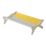 Maxbell Pet Cat Window Perch Wood Frame Shelf Window Chair Hanging Bed Hammock Yellow