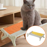 Maxbell Pet Cat Window Perch Wood Frame Shelf Window Chair Hanging Bed Hammock Yellow
