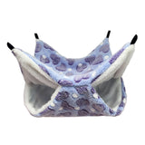 Maxbell Hamster Hammock Bed Bedding Sleeping Warm Playing for Small Pet Parrot Purple