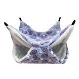 Maxbell Hamster Hammock Bed Bedding Sleeping Warm Playing for Small Pet Parrot Purple