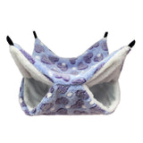 Maxbell Hamster Hammock Bed Bedding Sleeping Warm Playing for Small Pet Parrot Purple