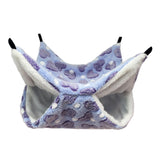 Maxbell Hamster Hammock Bed Bedding Sleeping Warm Playing for Small Pet Parrot Purple