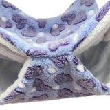 Maxbell Hamster Hammock Bed Bedding Sleeping Warm Playing for Small Pet Parrot Purple