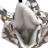 Maxbell Hamster Hammock Bed Bedding Sleeping Warm Playing for Small Pet Parrot Brown