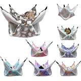 Maxbell Hamster Hammock Bed Bedding Sleeping Warm Playing for Small Pet Parrot Gray