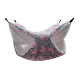 Maxbell Hamster Hammock Bed Bedding Sleeping Warm Playing for Small Pet Parrot Gray