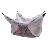 Maxbell Hamster Hammock Bed Bedding Sleeping Warm Playing for Small Pet Parrot Gray