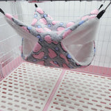 Maxbell Hamster Hammock Bed Bedding Sleeping Warm Playing for Small Pet Parrot Gray