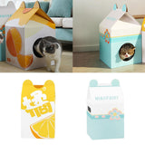 Maxbell Cat Scratching Board House Corrugated Cardboard Wear Resistant Widely Used Orange