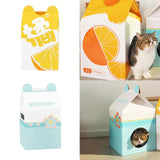 Maxbell Cat Scratching Board House Corrugated Cardboard Wear Resistant Widely Used Orange